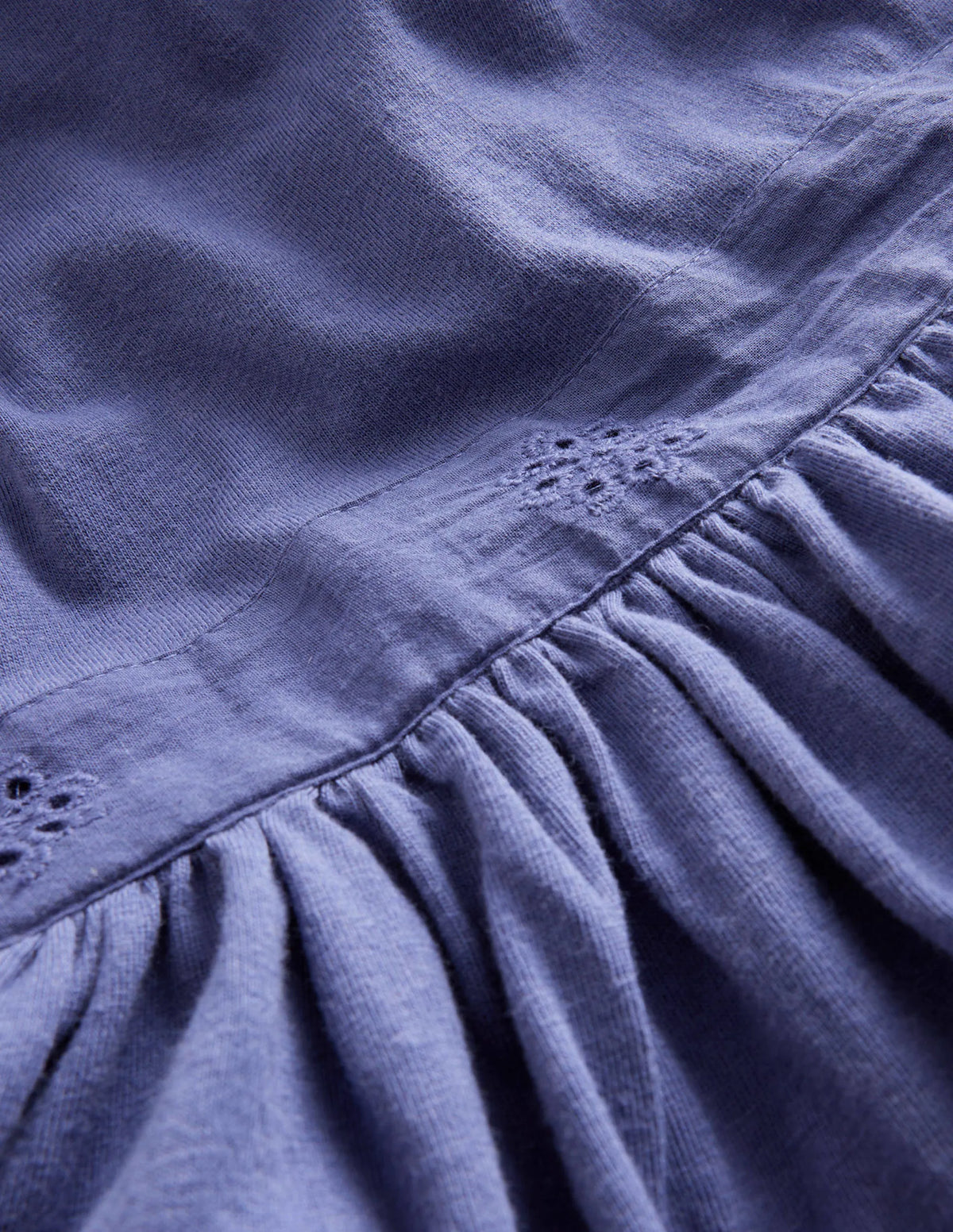 Drop Waist Dress-Soft Starboard Blue