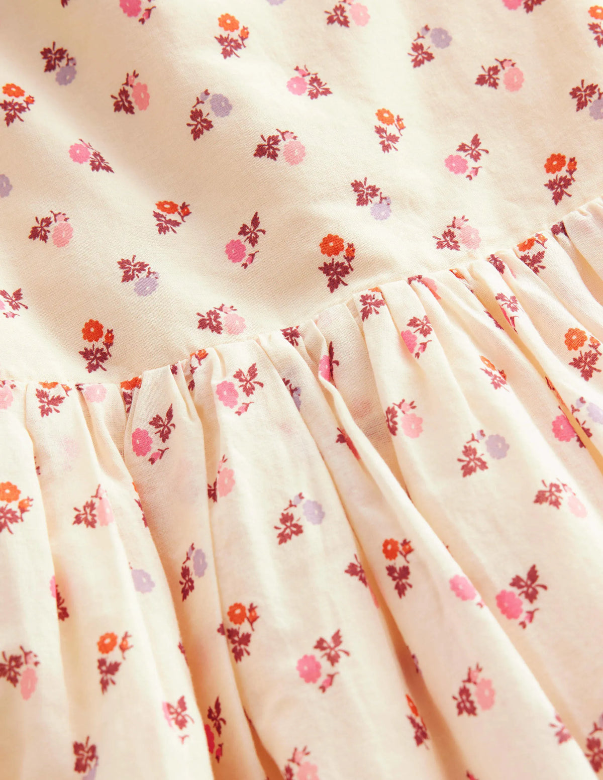 Cross-Back Dress-Dorset Cream Bud