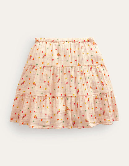 Doublecloth Midi Skirt-Vanilla Pod Ice Creams