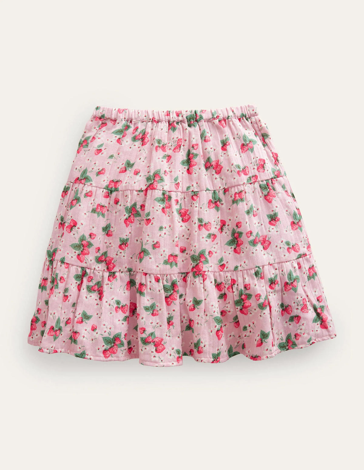 Doublecloth Midi Skirt-French Pink Strawberry