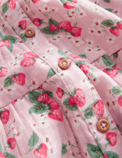 Doublecloth Midi Skirt-French Pink Strawberry