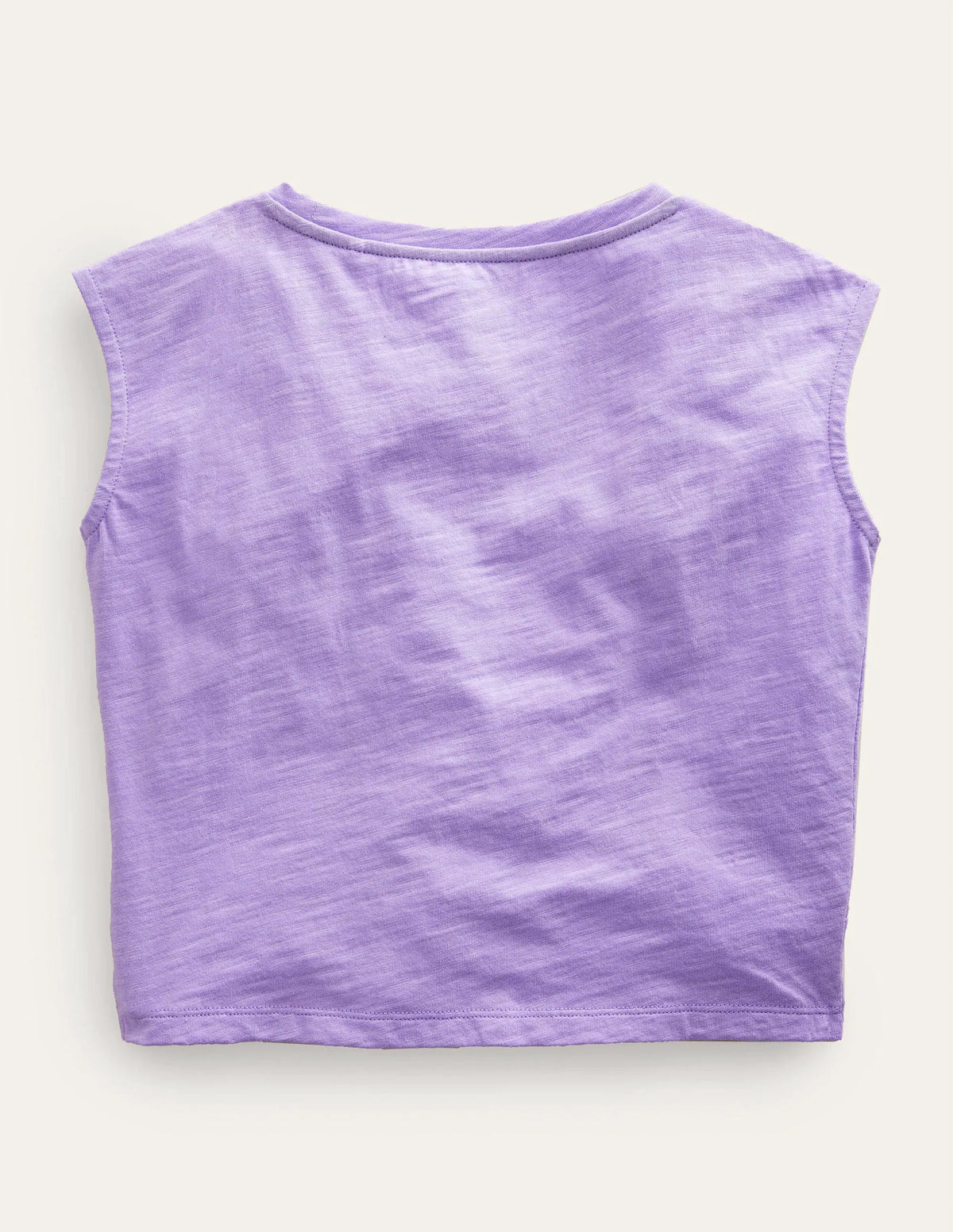 Gathered Front Tee-Pretty Lavender Purple