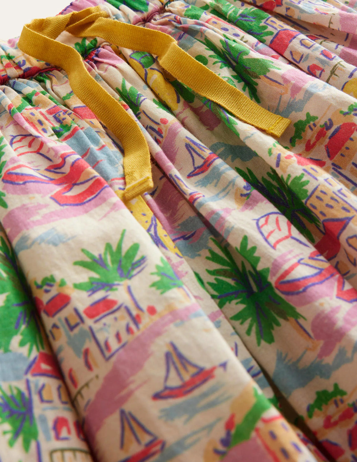 Twirly Skirt-Multi Scene Print