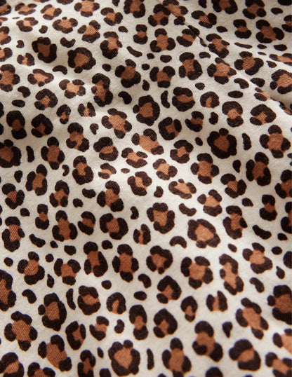 Biker Shorts-Leopard Print