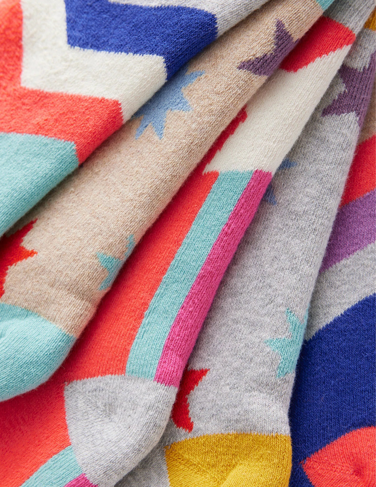 Ski Socks 5 Pack-Stars/ Chevron