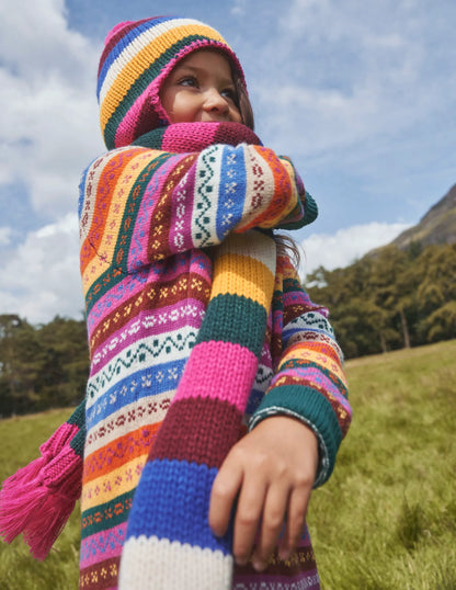 Knitted Set-Multi Stripe