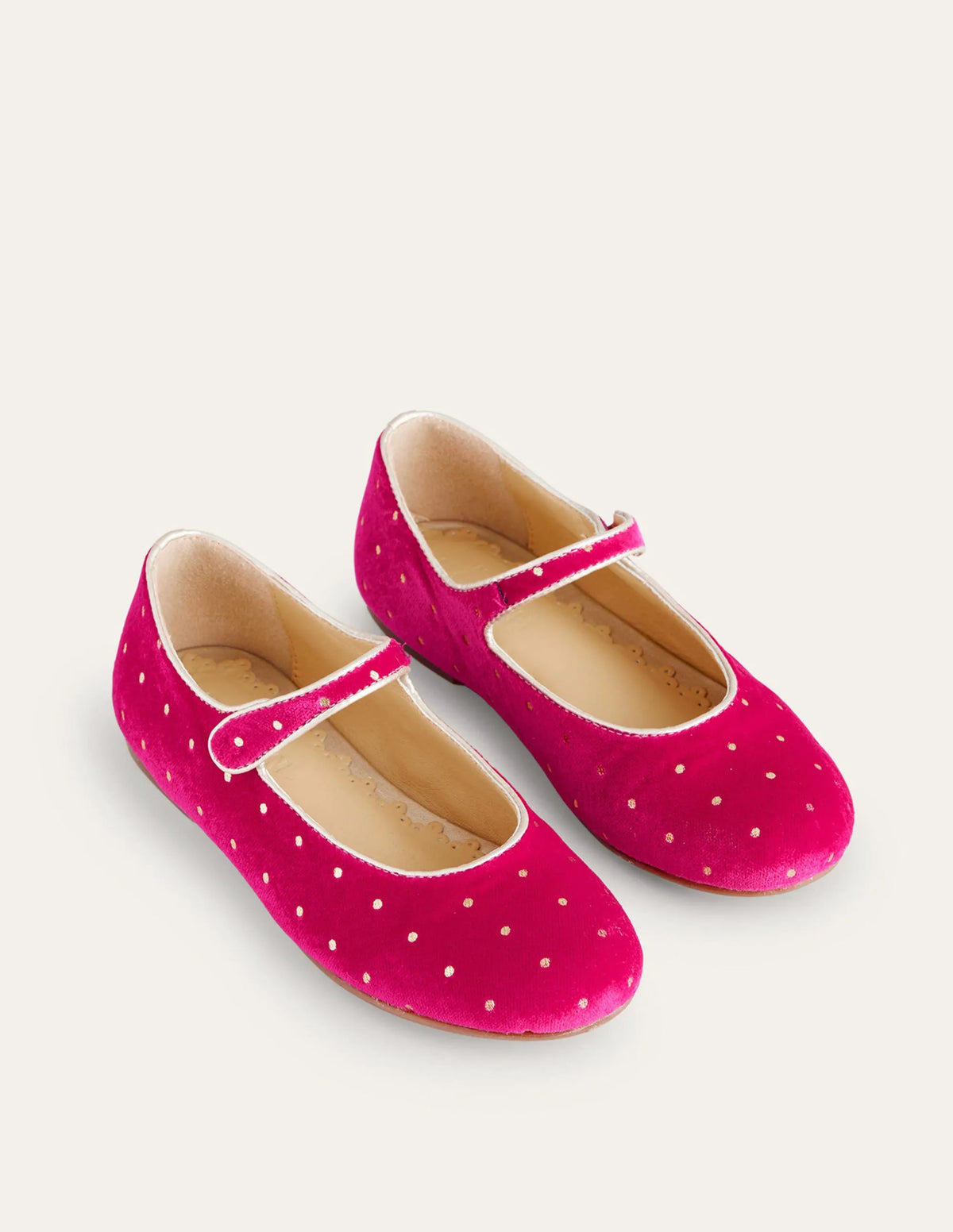 Velvet Mary Janes-Penelope Pink