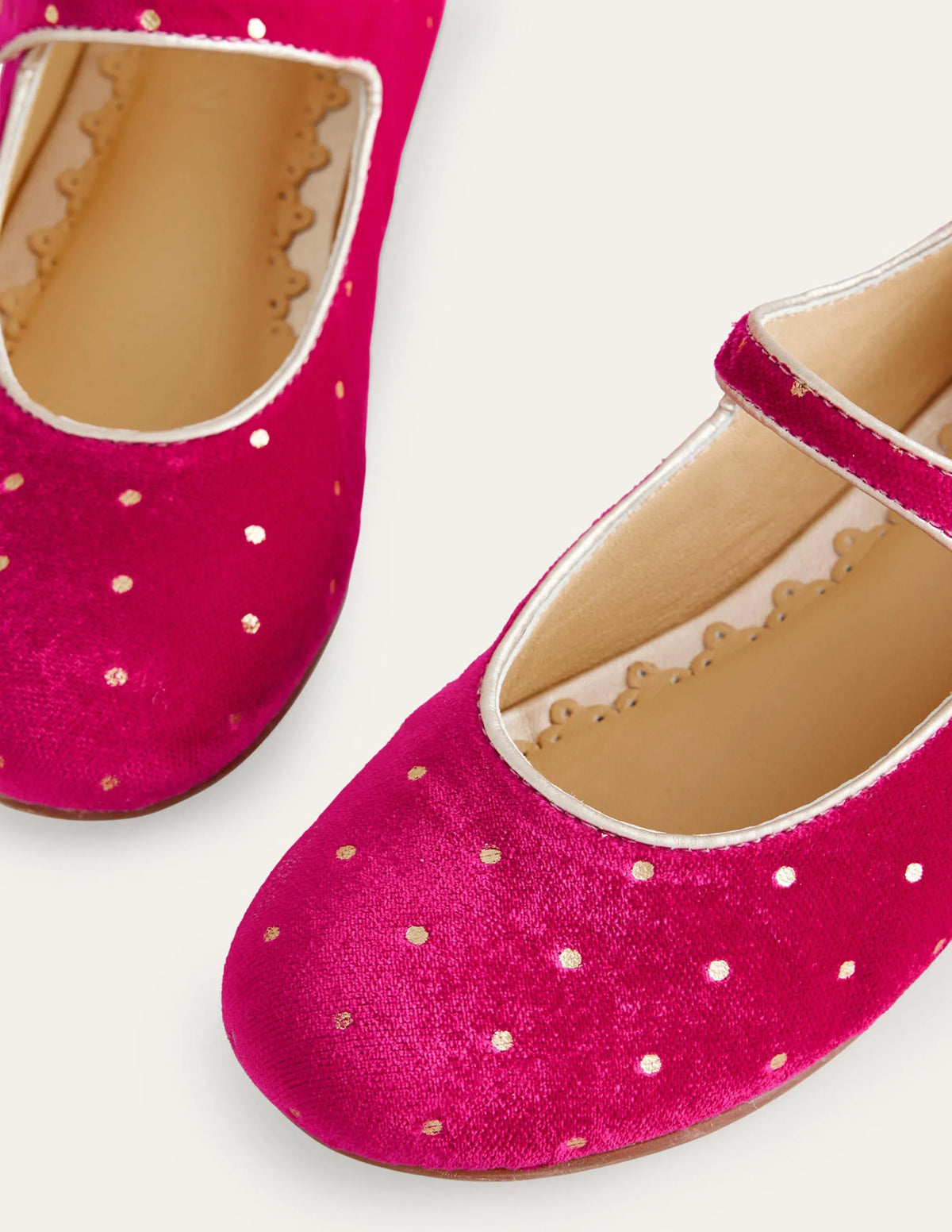 Velvet Mary Janes-Penelope Pink