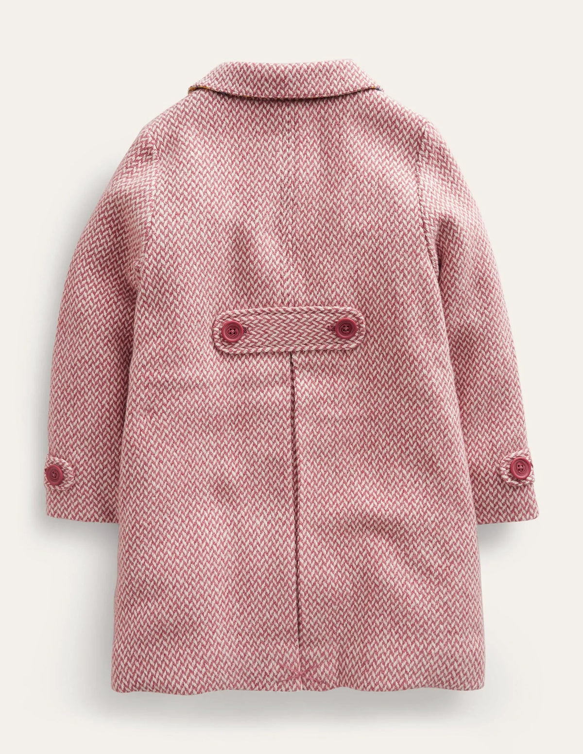 Wonderful Wool Blend Coat-Pink Twill