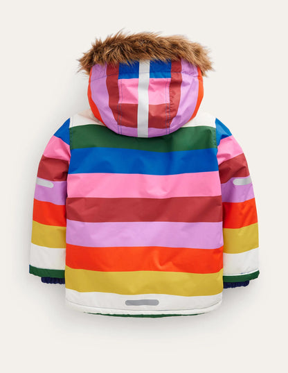 All-weather Waterproof Jacket-Multi Stripe