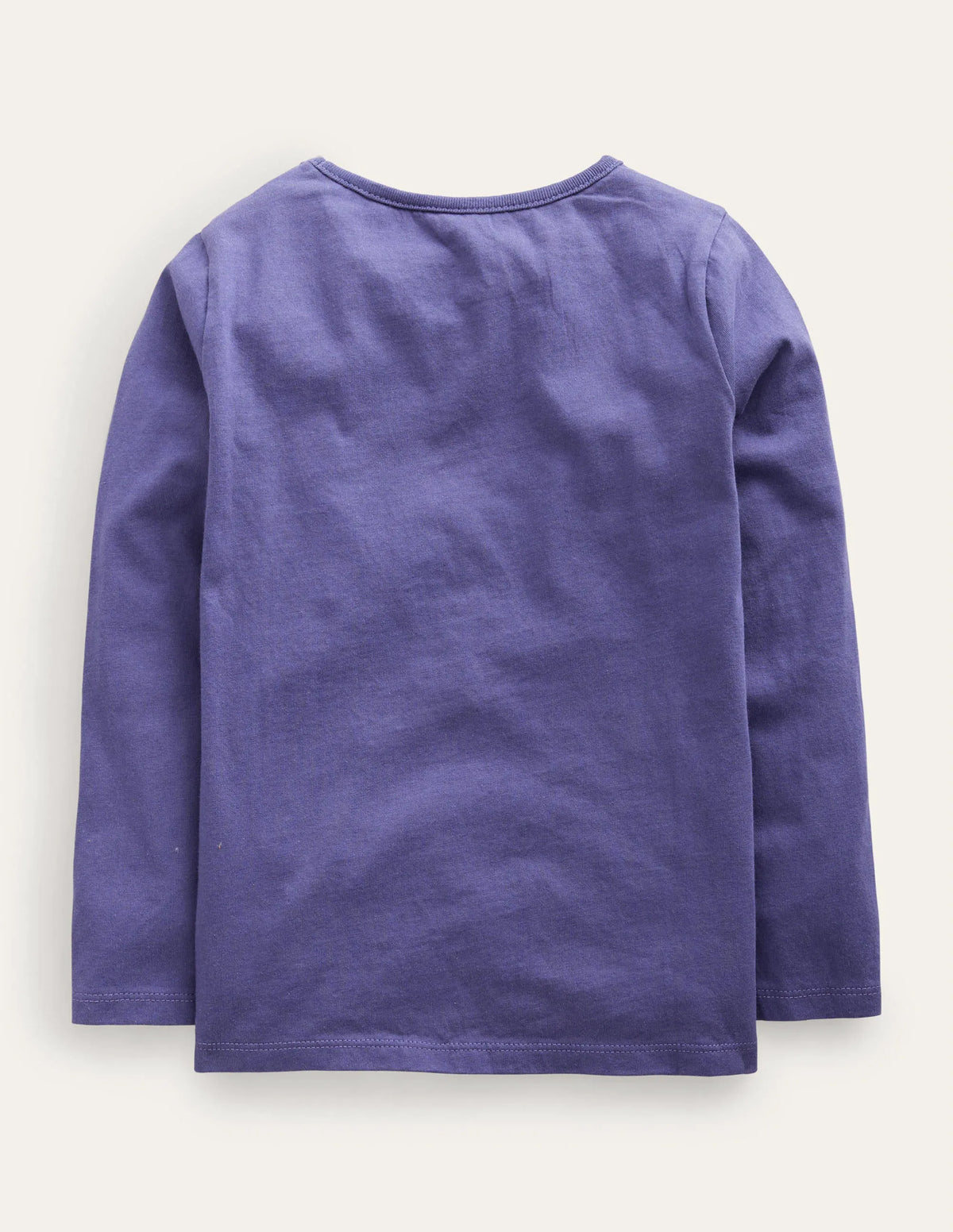 Puff Sleeve Appliqué T-shirt-Soft Starboard Blue Unicorn
