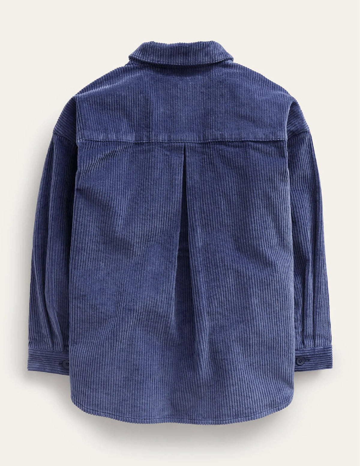 Relaxed Cord Shirt-College Navy