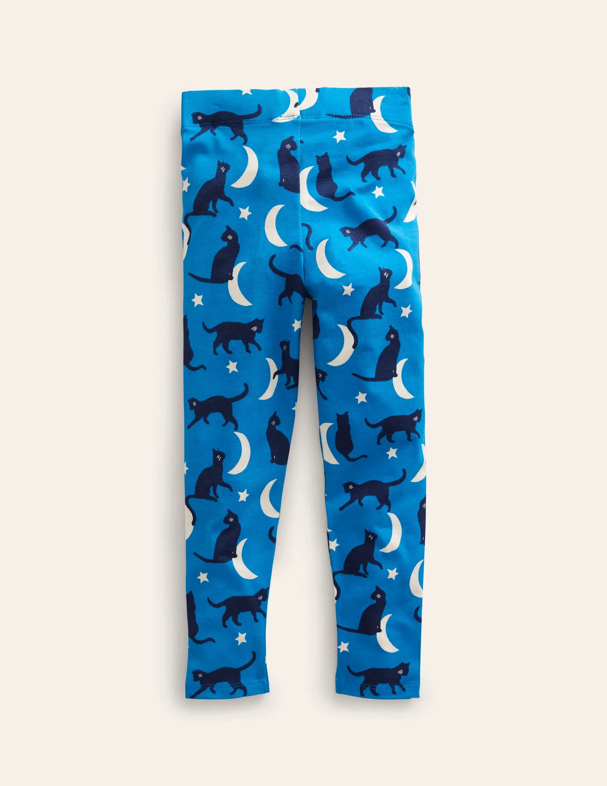 Fun Leggings-Bright Blue Cats