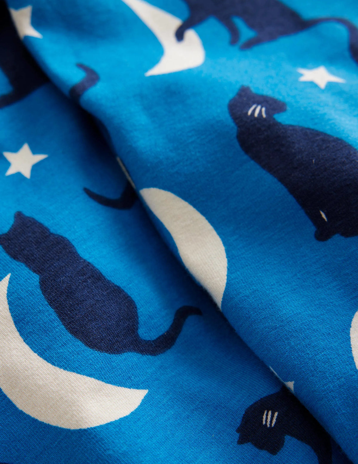Fun Leggings-Bright Blue Cats