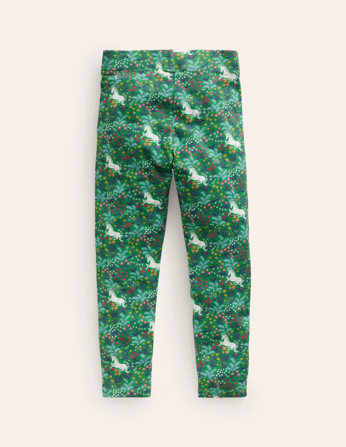Fun Leggings-Deep Green Unicorn