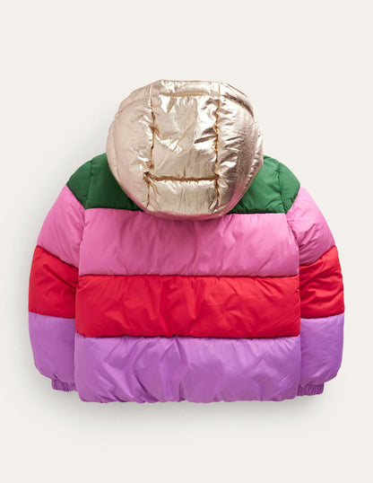 Ultimate Padded Coat-Rainbow Multi