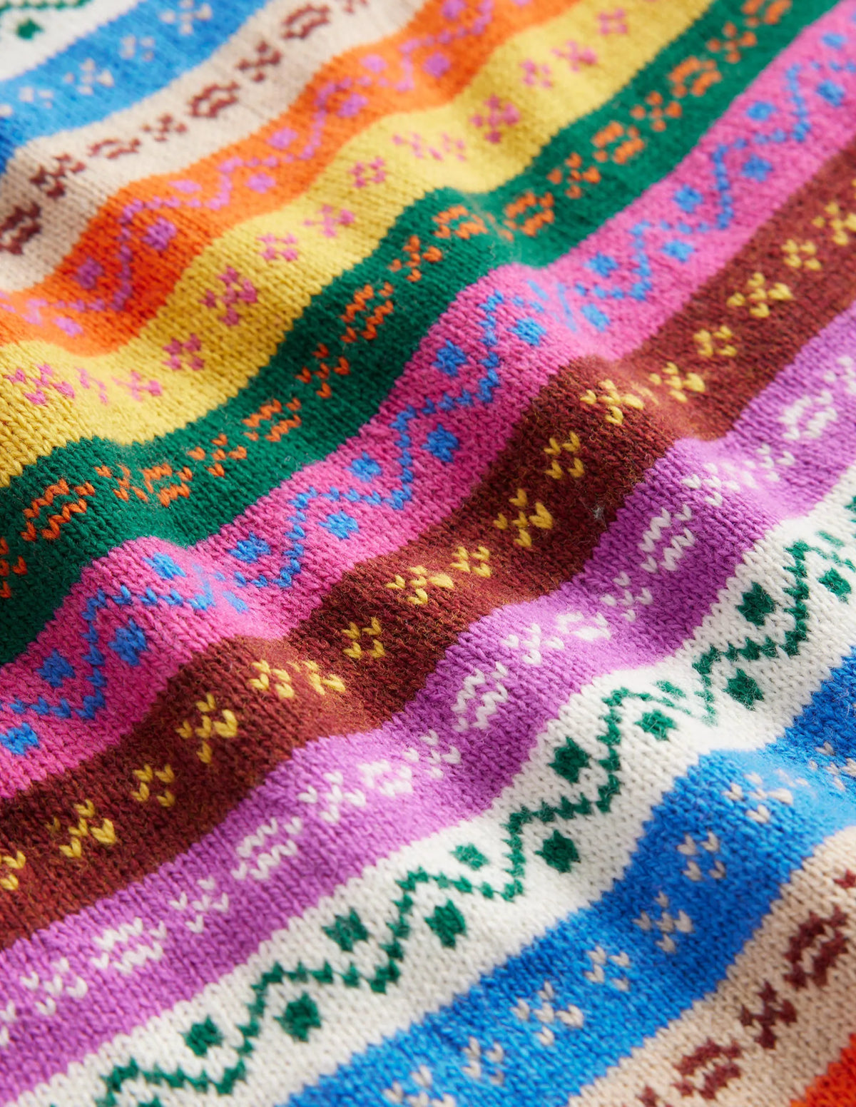 Fair Isle Sweater Dress-Multi Fair Isle