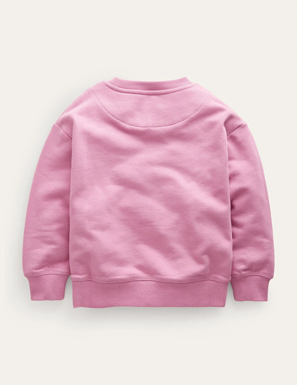 Relaxed Logo Sweatshirt-Sherbet Pink Polar Bear