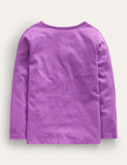 Boucle Logo T-shirt-Wisteria Purple Les Alpes