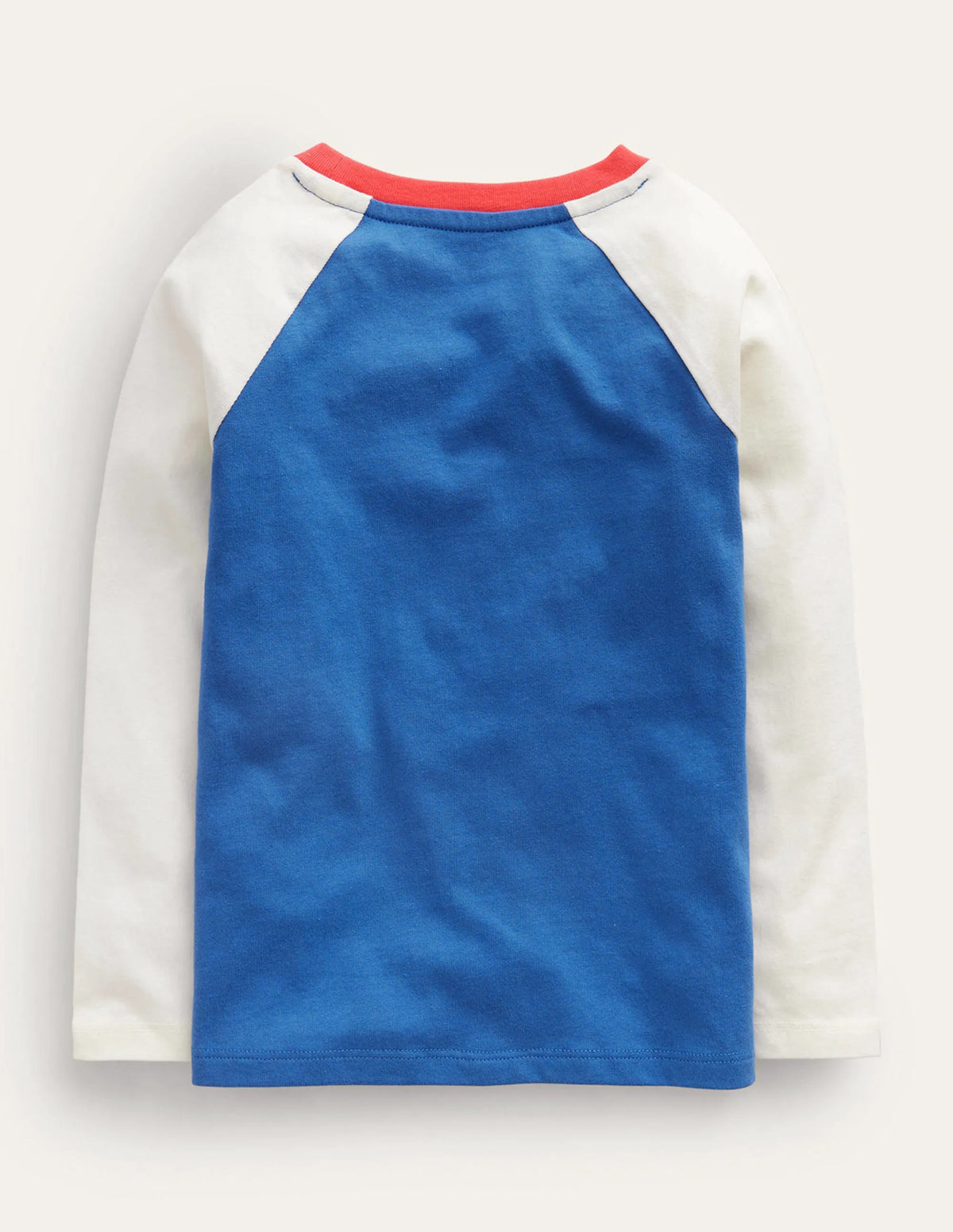 Printed Raglan T-Shirt-Delft Blue Polar Bear