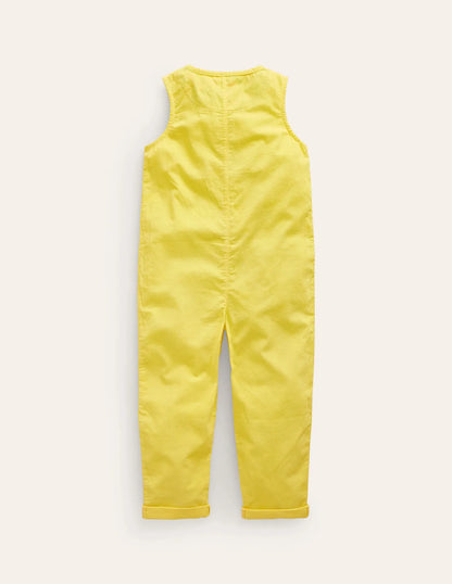 Cord Jumpsuit-Sweetcorn Yellow