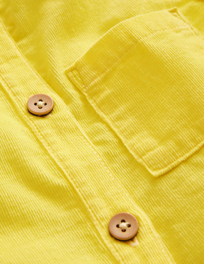 Cord Jumpsuit-Sweetcorn Yellow