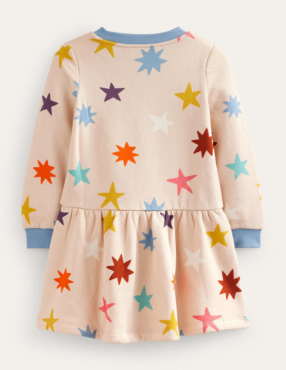 Cosy Printed Sweatshirt Dress-Sandpiper Multi Star