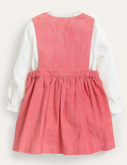Woven Pinnie Set-Crab Apple Red