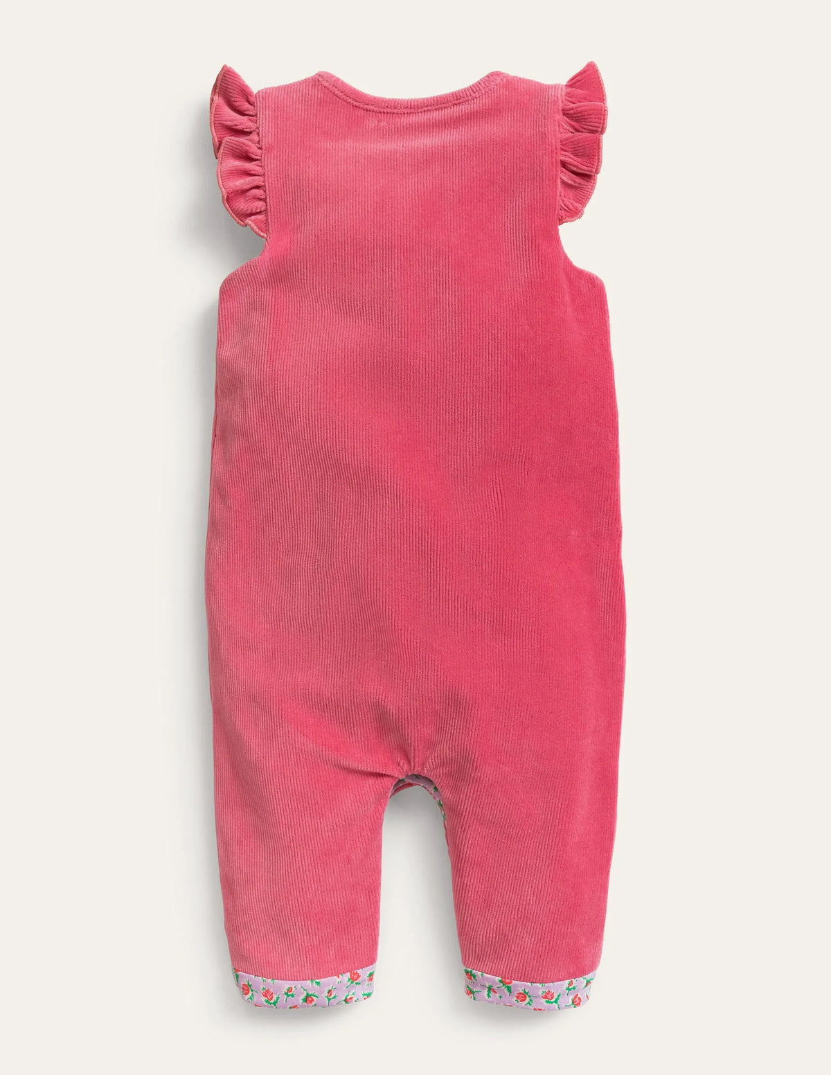 Jersey Cord Romper-Desert Rose