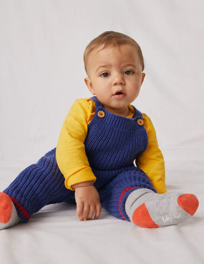 Knitted Dungarees-Starboard