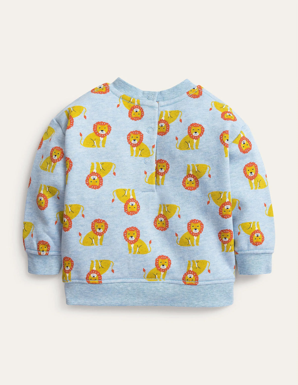 Relaxed Sweatshirt-Pebble Blue Lions
