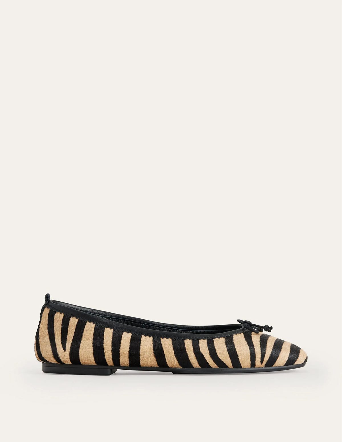 Kitty Flexi Sole Ballet Flats-Zebra Pony Hair