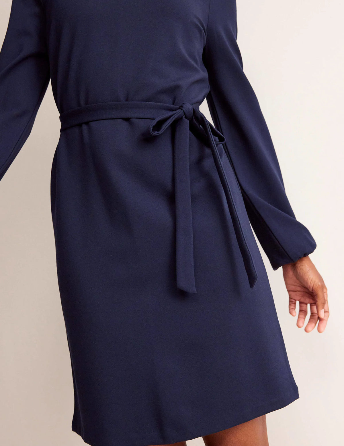 Violet Ponte Shift Dress-Navy