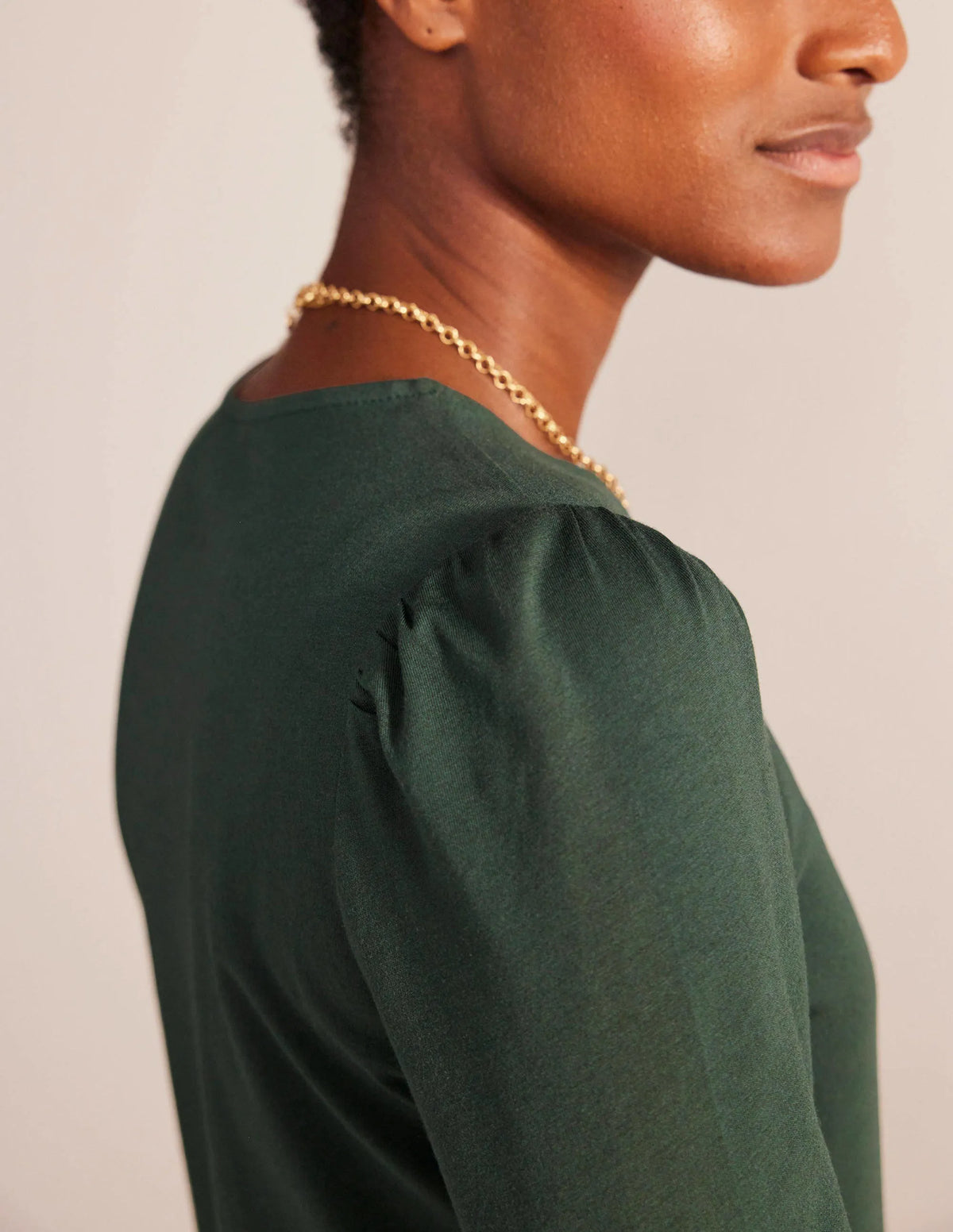 Supersoft Long Sleeve Top-Chatsworth Green
