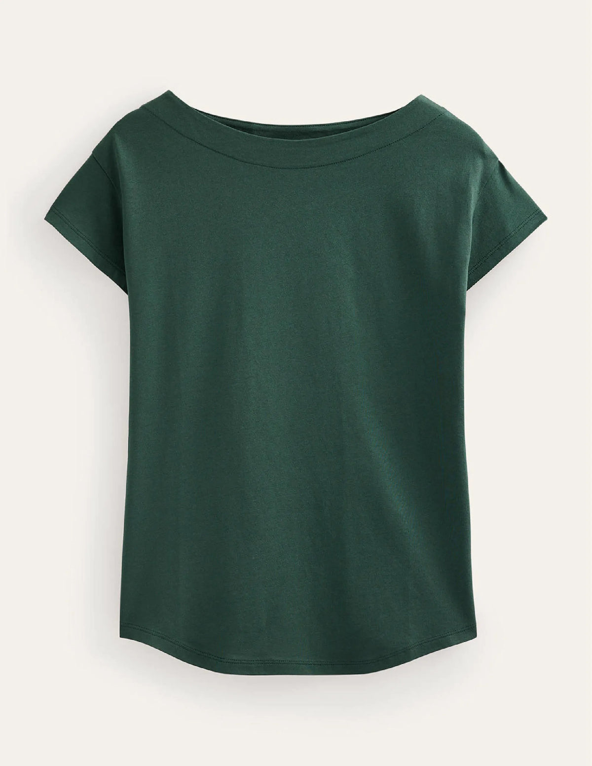 Supersoft Boat Neck T-Shirt-Chatsworth Green