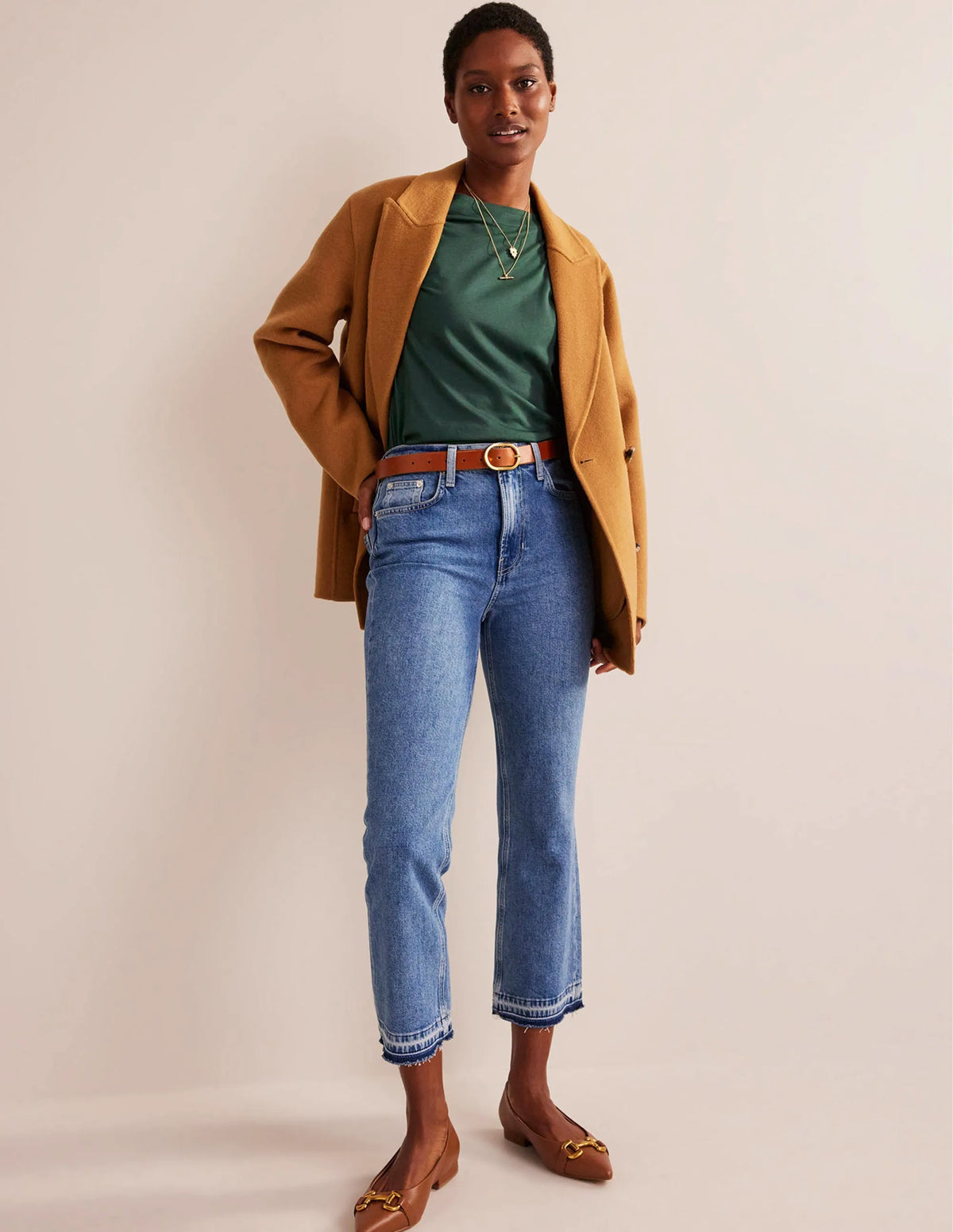 Supersoft Boat Neck T-Shirt-Chatsworth Green