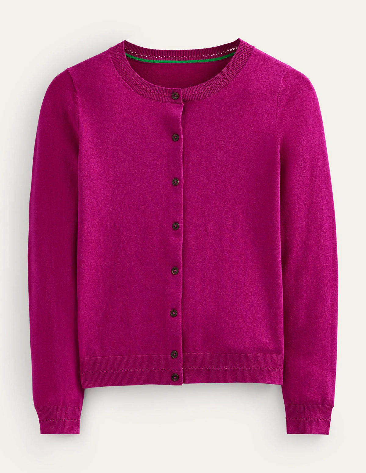 Catriona Cotton Cardigan-Festival Fuchsia