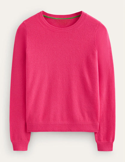 Eva Cashmere Crew Neck Sweater-Jazzy