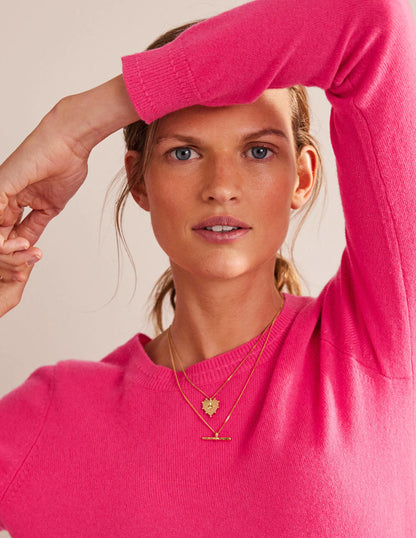 Eva Cashmere Crew Neck Sweater-Jazzy