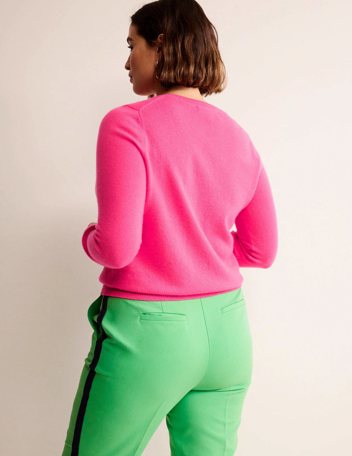 Eva Cashmere Crew Neck Sweater-Jazzy