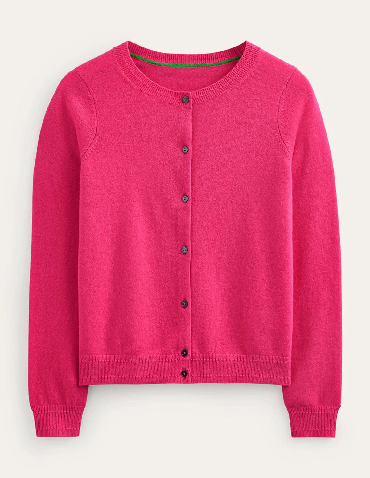Eva Cashmere Crew Cardigan-Jazzy
