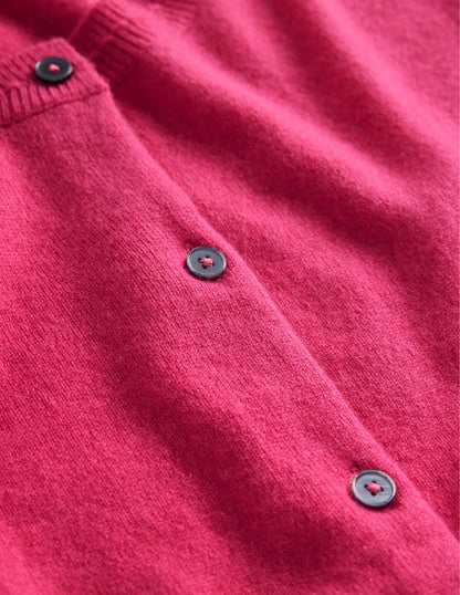 Eva Cashmere Crew Cardigan-Jazzy