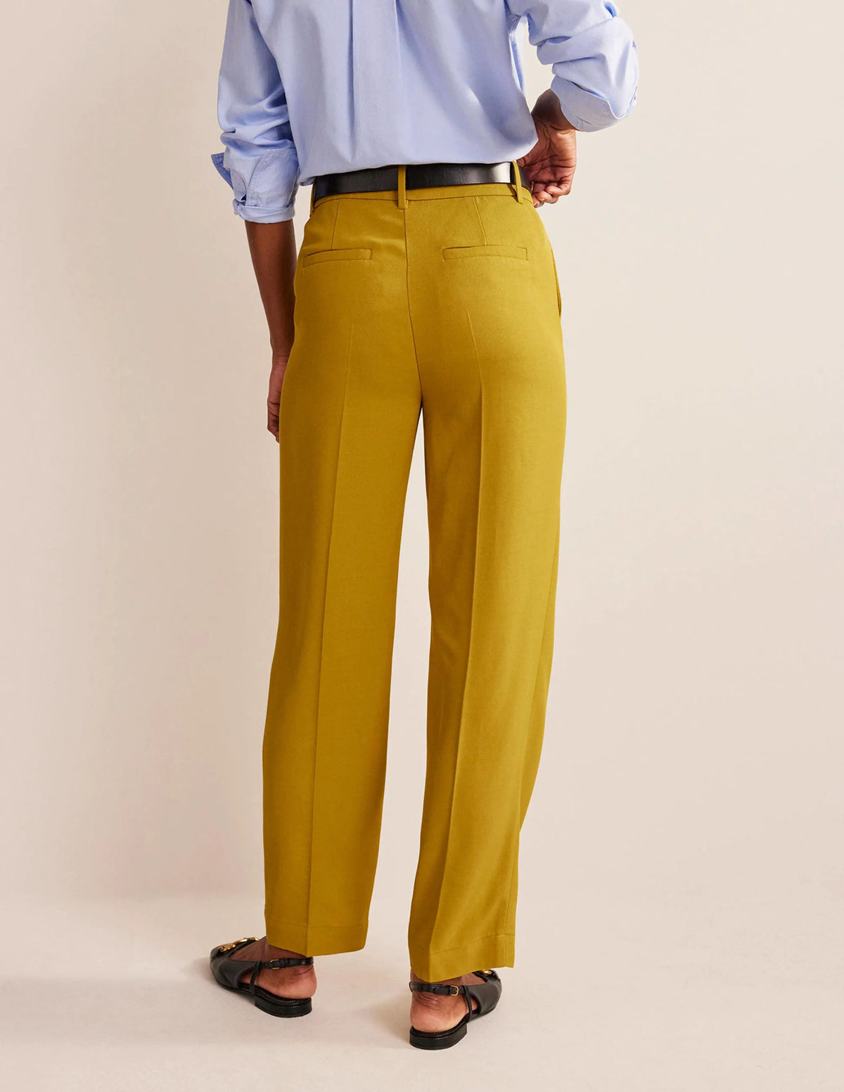 Tailored Tapered Pants-Citronelle