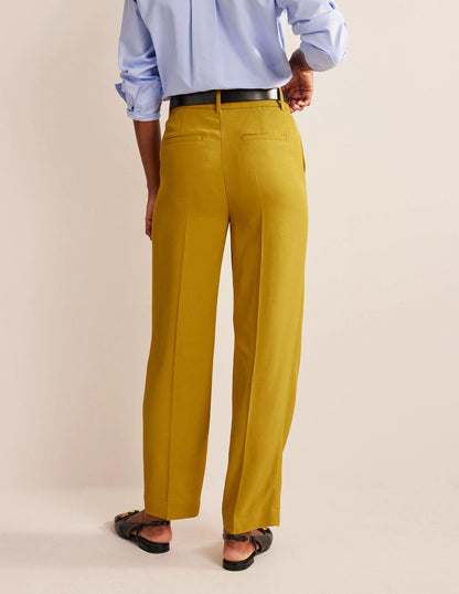 Tailored Tapered Pants-Citronelle