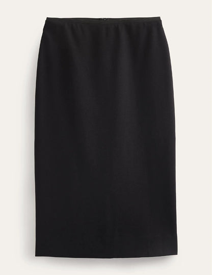 Hampshire Ponte Skirt-Black