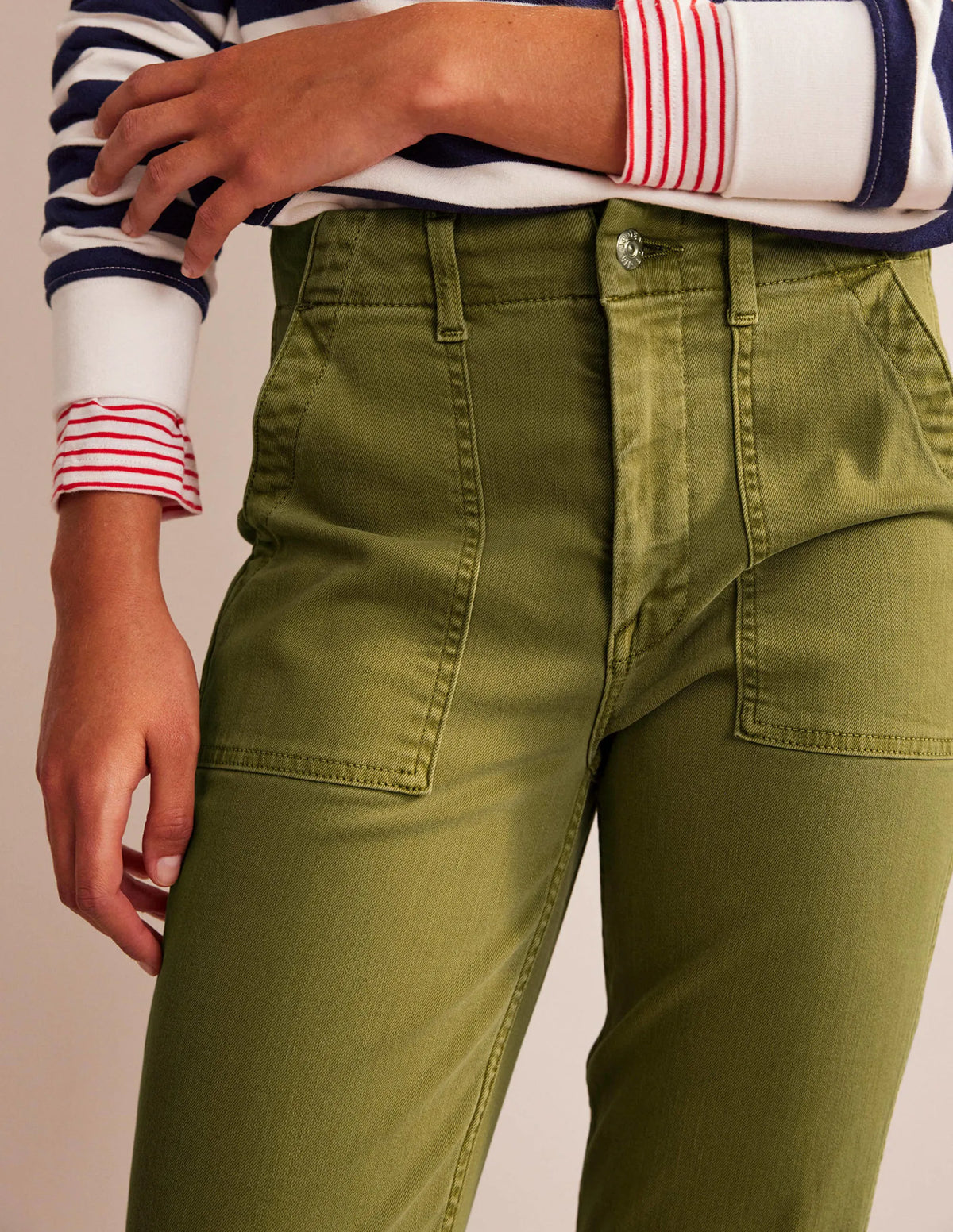 Kensington Casual Pants-Khaki