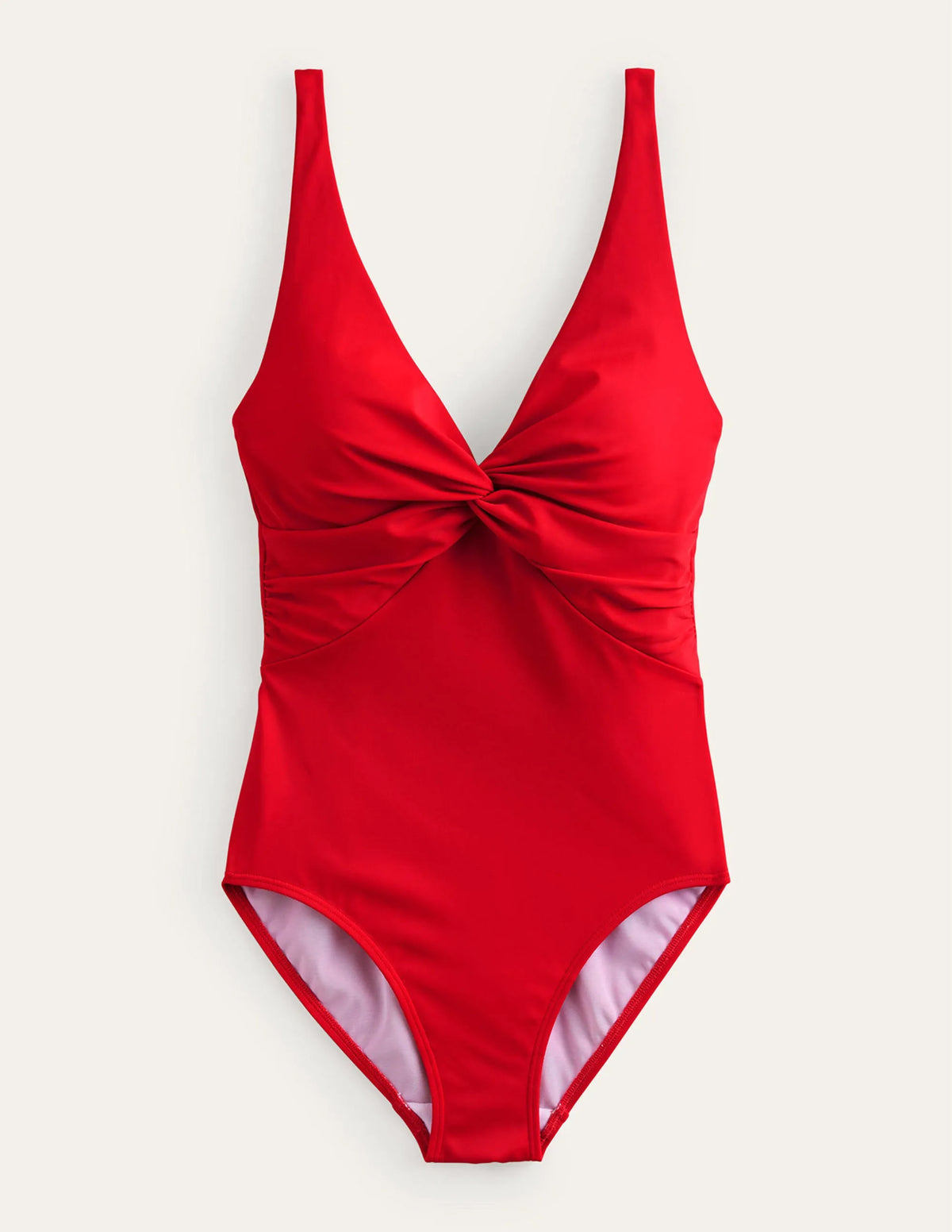 Twist Classic Swimsuit-Red