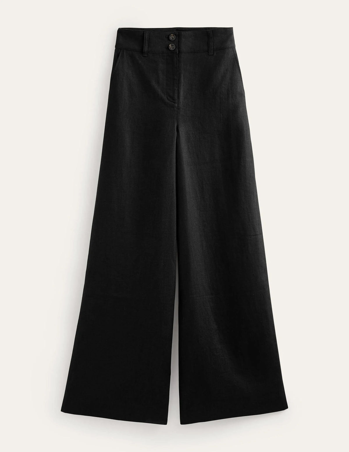 Highbury Linen Pants-Black