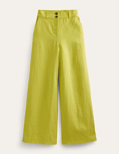 Highbury Linen Pants-CItrus