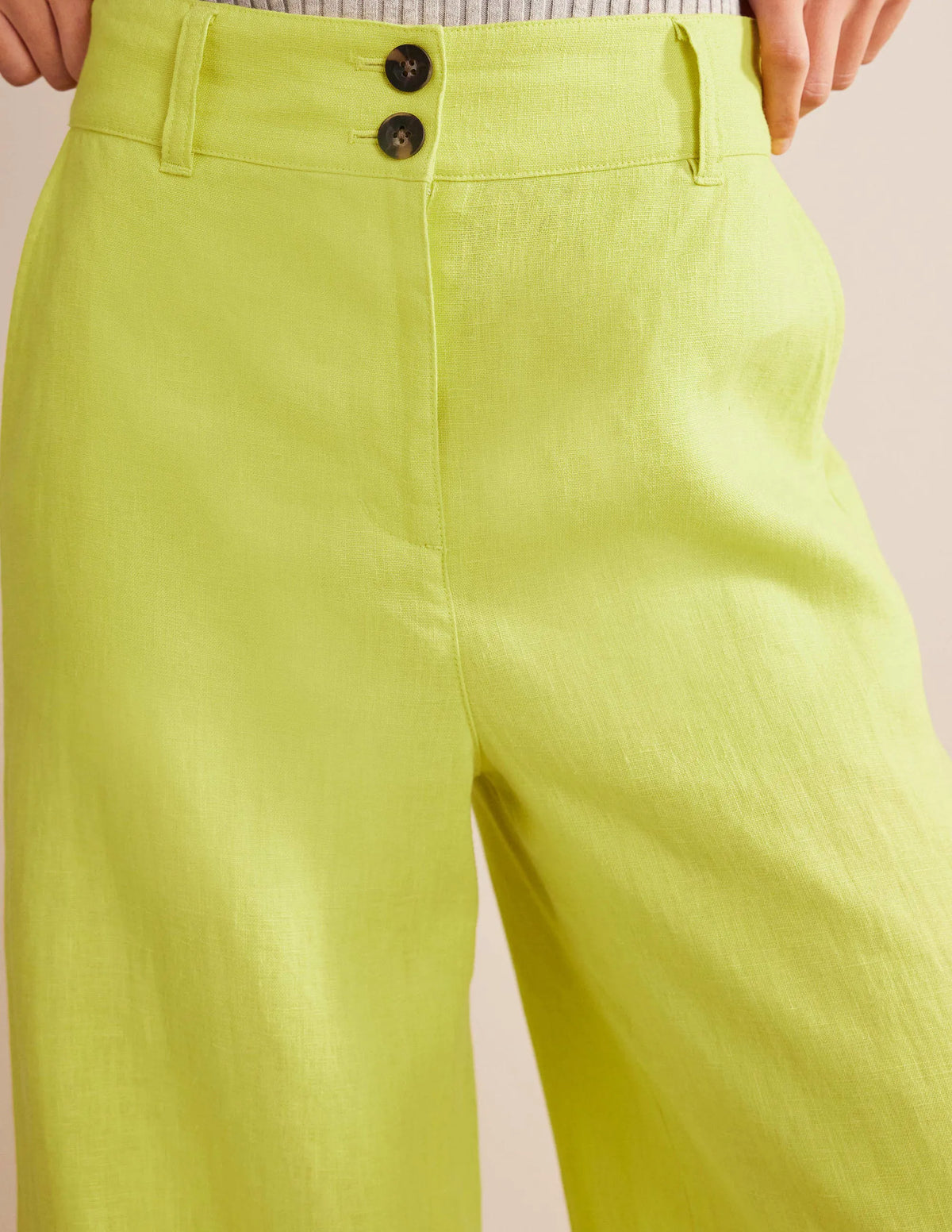 Highbury Linen Pants-CItrus